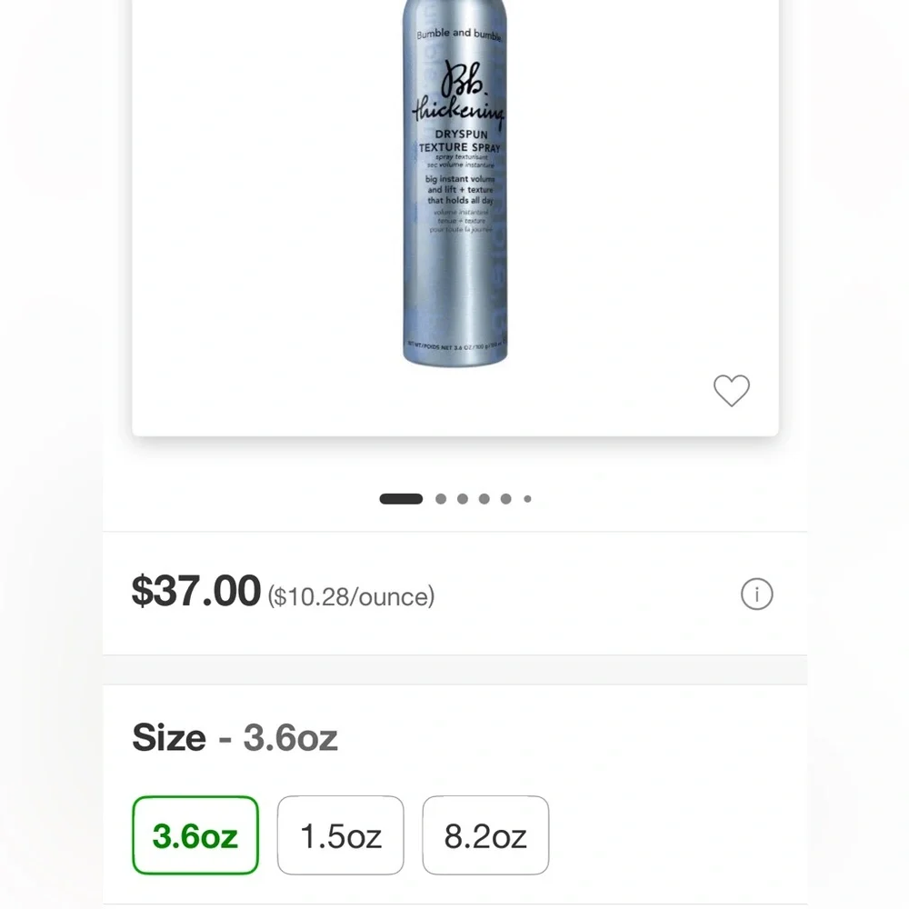 NEW Bumble and Bumble Dryspun Texture Spray Bundle